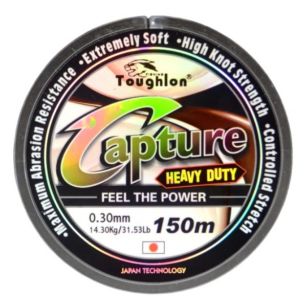 Волосінь для лову риби, Toughlon Capture, 150м, перетин 0.30мм